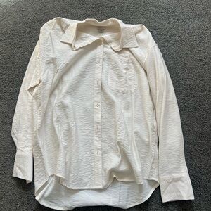 a new day White Textured Collared Shirt